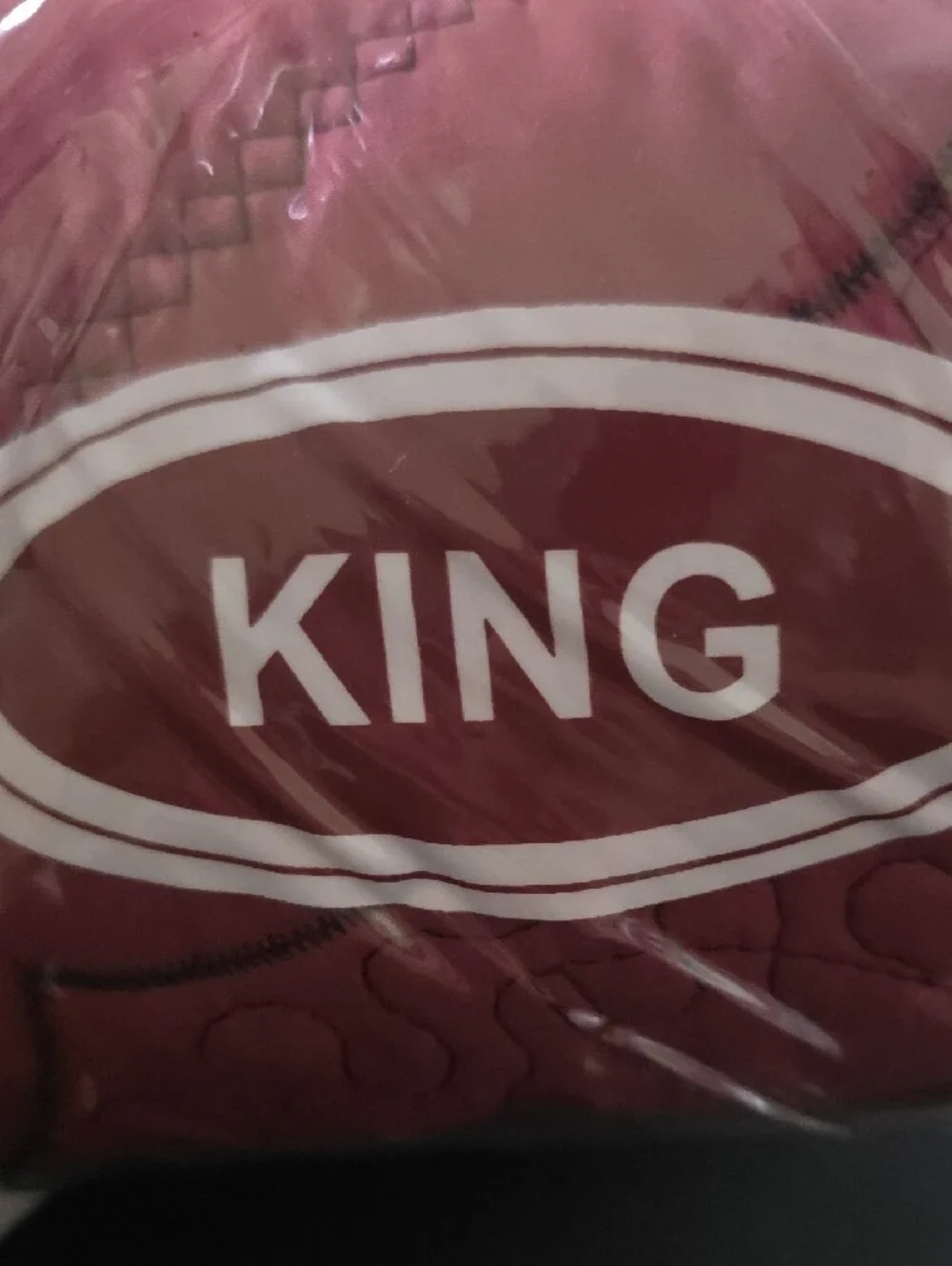 Embroidered Quilt Set - Burgundy